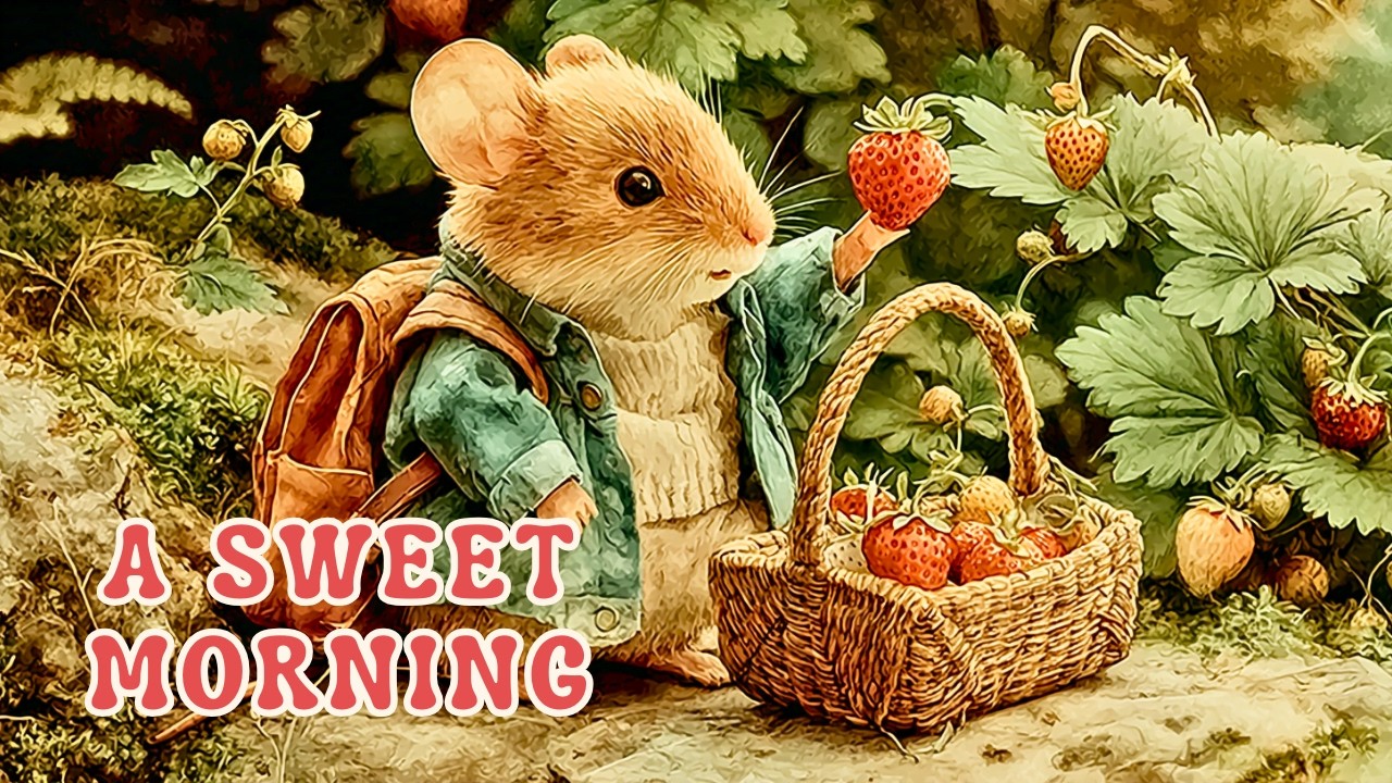 [Celtic Music] A Mouse's Morning in the Strawberry Forest 🍓 │ Soft Celtic Music for Study & Relaxing
