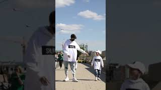 Little Boy Dancing 😱⭐️ Tuzelity Teach Shuffle 😎🔥#shorts #shuffledance #viral #trending #tuzelity