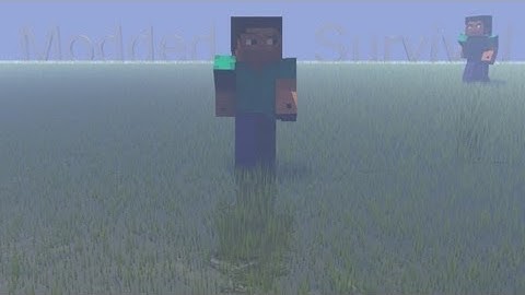 Modded Survival! Herobrine Mod! Part 1!