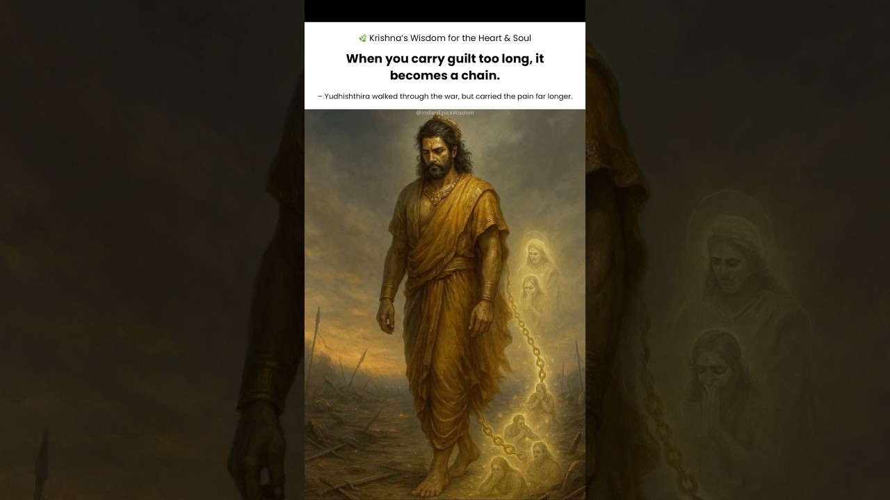 The Hidden Burden of Guilt – Yudhishthira’s Silent Battle 