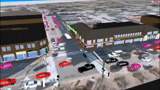 Lexington Center Streetscape & Battle Green Traffic Simulation Existing Conditions (AM Peak)