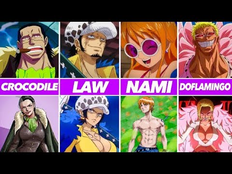 One Piece Characters Gender Swap Version 
