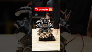 :Tiny V8 Engine Starts Up and Sounds INSANE! 😱🔥 | Mini Engine Lab