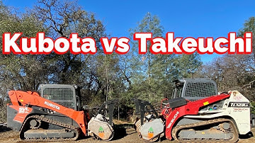 SKID STEER BATTLE! Takeuchi vs Kubota