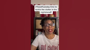 #TossitTuesday tackle the clutter on your nightstand. #tossittuesday #organizedlife #declutter