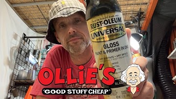 Rust-oleum Spray Paint Review #notperfect #rustoleum #ollies #otis #review #painting