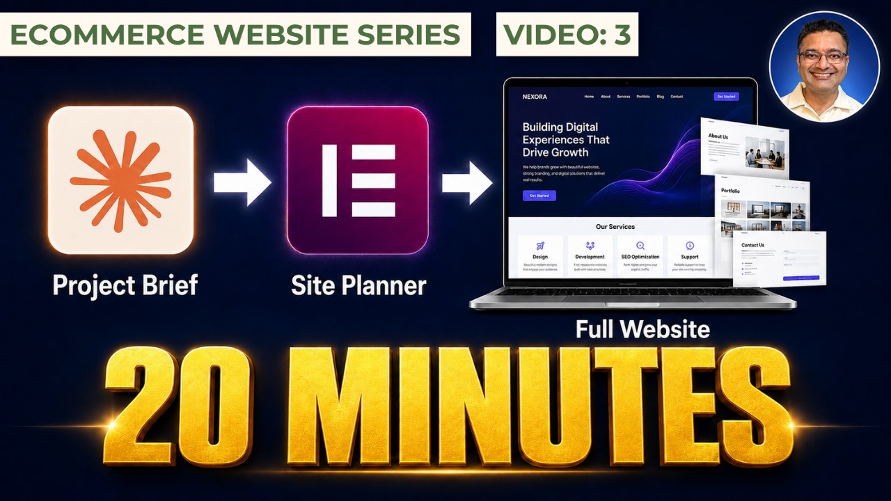 Elementor AI Site Planner: Project Brief to Website in 20 mins - Full Step-by-Step Guide
