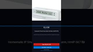 Homematic IP Smart Home Starter Set Alarm, HmIP-SK7 für nur  kaufen 2026 | 99,95 € | #Shorts
