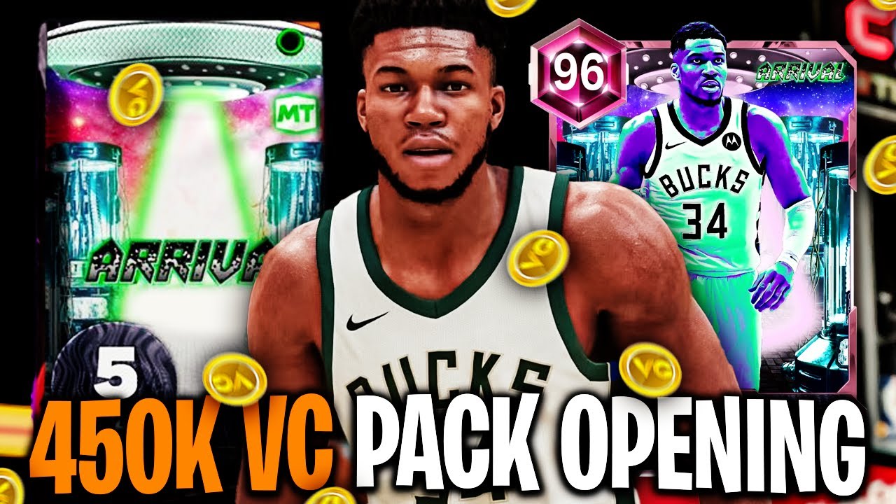 450K VC PACK OPENING FOR PINK DIAMOND GIANNIS IN NBA 2K26 MYTEAM!