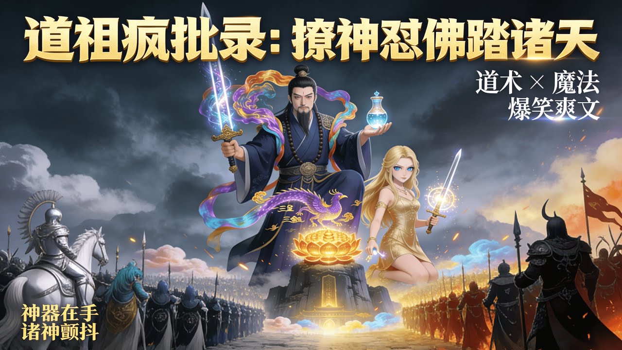 🔥強推🔥《瘋批道祖：撩神踏碎東西方神界》張三豐攜三大神器闖異界，道術融魔法，撩戰神雅典娜、怒懟諸神，偷池洗腳、戲耍猴哥，搞笑爽文天花板，再掀三界混戰！