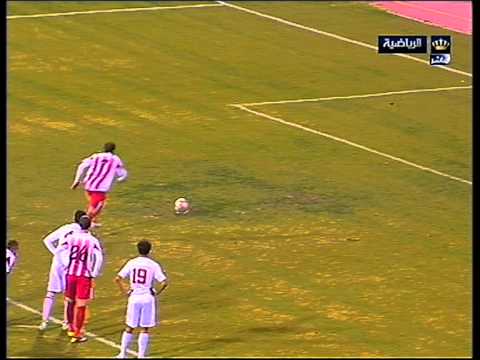 حارس الجزيرة احمد عبد الستار بتصدى لركلة جزاء لشباب الاردن بالدقيقة 93 