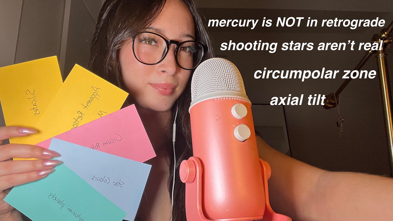 ASMR Teaching You Astronomy 🌏🪐☀️Close-Up Whispers 