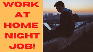 NIGHT/GRAVEYARD/THIRD SHIFT WORK FROM HOME JOB. BENEFITS/EQUIPMENT PROVIDED & FULL TIME!