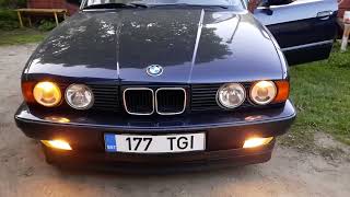 Cold start BMW E34 520i M50 after 9 months