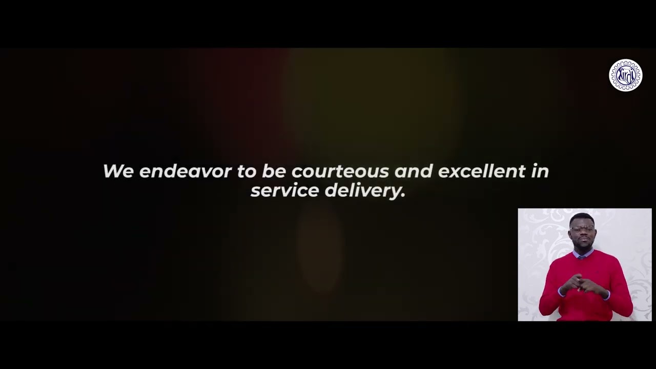 KIRDI CITIZEN SERVICE DELIVERY CHARTER ENGLISH