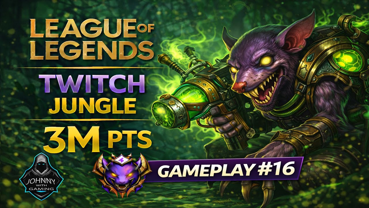 LOL The Plague Rat Twitch Jungle AD 3 Million Mastery Points | Season 15 | Gameplay 016 (2026)