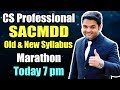 CS Professional SACMDD Marathon | Secretarial Audit Revision Class