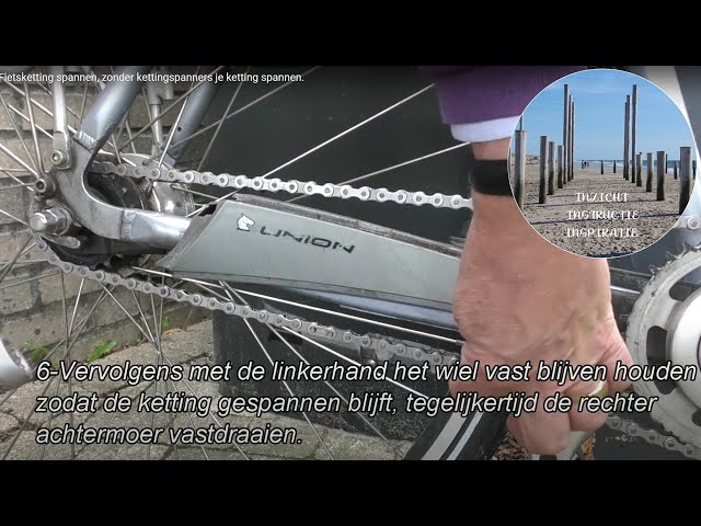 Kettingspanner Roller Sterke Steunschuiver (Zwart