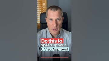 Do this to speed up your U visa approval #immigration #uvisa #shorts