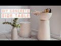 DIY CONCRETE TABLE | easy concrete DIY Home Decor #southafricanyoutuber