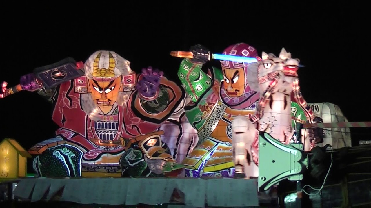 つがる市ネブタまつり 喧嘩太鼓 横町町内会vs田町町内会 青森県 つがる市 19 07 27 Tsugaru City Nebuta Festival Youtube