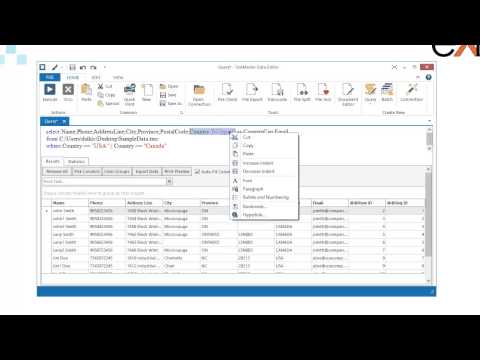 TextMaster - Queries with String Functions