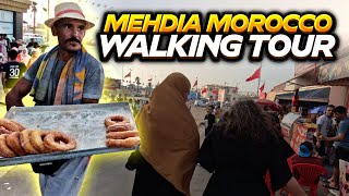 The Hidden Gems Of Mehdia, Kenitra Morocco A Walking Tour المهدية المغرب I Street Food Explorer