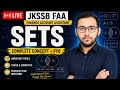 JKSSB FAA MATHS||SETS||PREPARATION||PYQ||PRACTICE||JKSSBSTUDIES