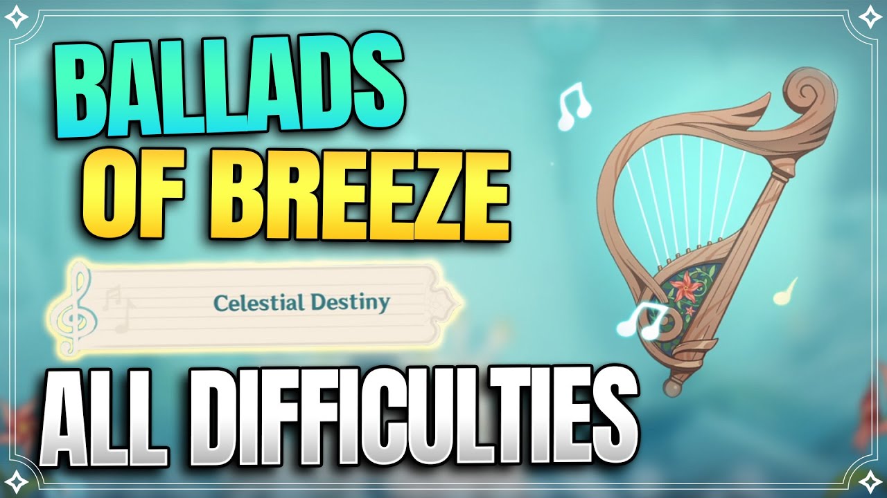 Ballads of Breeze: "Celestial Destiny" All Difficulties Full Score -【Genshin Impact】