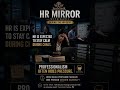 𝐇𝐑 𝐌𝐢𝐫𝐫𝐨𝐫 𝐖𝐢𝐭𝐡 𝐊𝐚𝐩𝐢𝐥 Behind every composed HR professional, there are difficult conversations