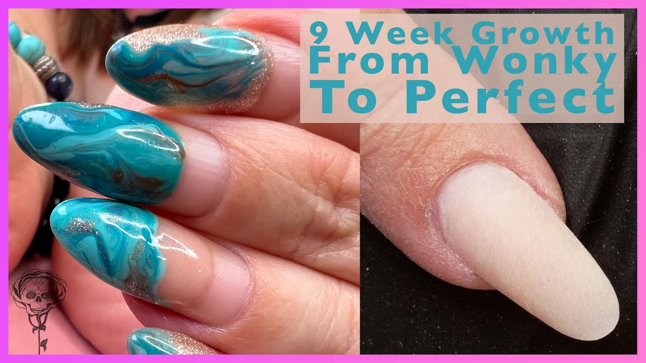 How To Straighten A Wonky Nail Reshaping a natural nail YouTube