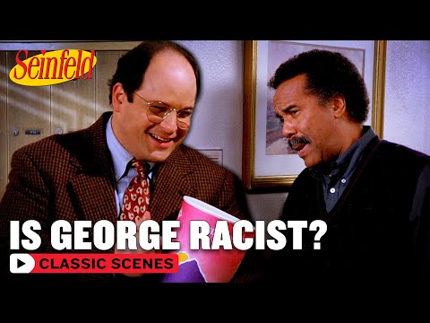 George Tries To Prove That He's Not Racist | The Diplomat's Club | Seinfeld