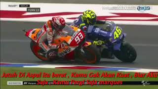 DETIK - DETIK JATUHNYA VALENTINO ROSSI DI MOTO GP ARGENTINA 2018