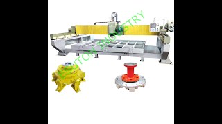 single head automatic granite marble stone polishing machine