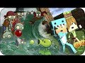 BEBE MILO VS TSUNAMI de PLANTAS VS ZOMBIES 😱🌊 AVENTURAS en PUEBLO CHOCOLATE MINECRAFT ROLEPLAY