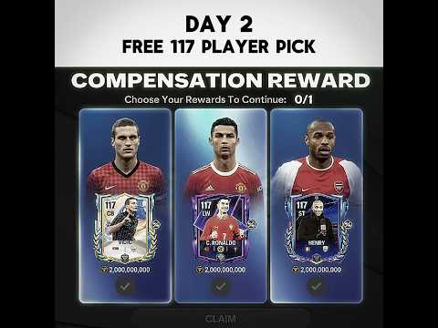 Compensation .. 2×117 OVR Free 👀💥 #fcmobile