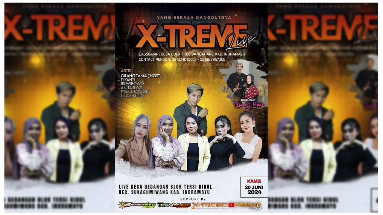 🔴LIVE (SIANG) ORKES DANGDUT X-TREME LIVE DESA GEDANGAN SUKAGUMIWANG INDRAMAYU