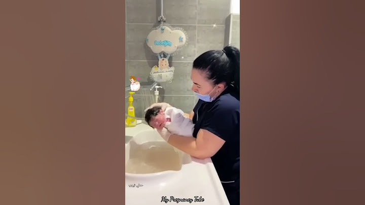 طريقة رائعة لا استحمام اطفال حديثي الولادة 🐣🥰
