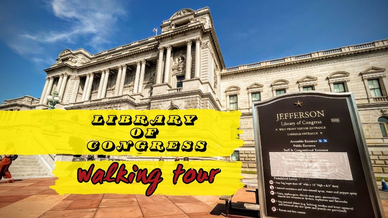 Inside the Library of Congress in Washington D.C.