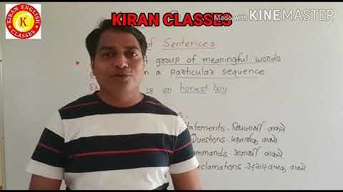 Kinds of Sentences - Assertive Sentences/ Statements
