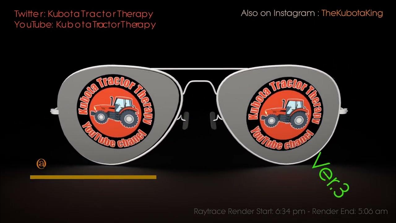Kubota 3D Sunglasses Animation Version 3 YouTube