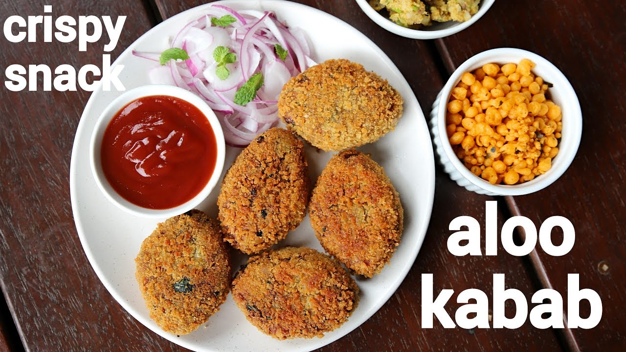 aloo ke kabab recipe | alu kabab recipe | आलू के लजीज कबाब | potato kebab | aloo k kebab | Hebbar | Hebbars Kitchen