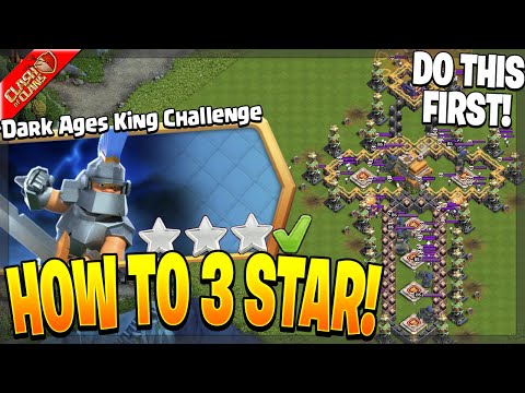 How to 3 Star the Dark Ages King Challenge in Clash of Clans!