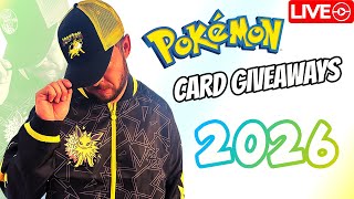 🔴 Live! Opening Pokemon Cards In The New Year! Welcome 2026!
