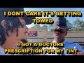 State Cop Tows His Car For Having Legal Window Tint