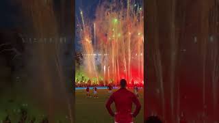 zing tifo and pyroshow by tribuna_severof Slavia Praha at home in the derby vsBohemians Praha today!