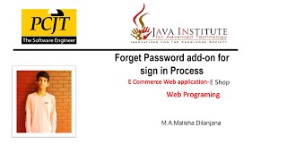 Web Project Task 05 | 1st Year | Semester 01 | Java Institute |