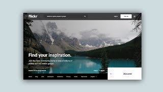 Make an Impression #05 – Flickr Photo Storage Website