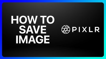 How To Save Image In Pixlr Tutorial