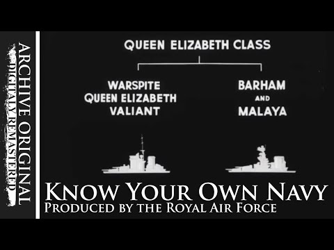 Know Your Own Navy | Royal Air Force training film (1941)